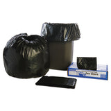 Total Recycled Content Plastic Trash Bags, 60 Gal, 1.5 Mil, 38" X 60", Brown-black, 100-carton