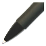 Striderio Gel Pen, Retractable, Medium 0.7 Mm, Black Ink, Translucent Black Barrel, 12-box