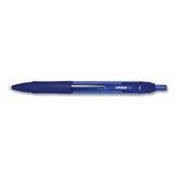 Striderio Gel Pen, Retractable, Medium 0.7 Mm, Blue Ink, Translucent Blue Barrel, 12-box
