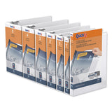 Quickfit D-ring View Binder, 3 Rings, 2" Capacity, 11 X 8.5, White