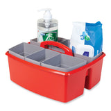 Large Caddy With Sorting Cups, Red, 2-carton