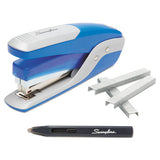 Quick Touch Stapler Value Pack, 28-sheet Capacity, Red-silver