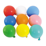 Helium Quality Latex Balloons, 12 Assorted Colors, 144-pack