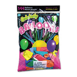 Helium Quality Latex Balloons, 12 Assorted Colors, 144-pack