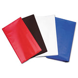 Table Set Rectangular Table Covers, Heavyweight Plastic, 54 X 108, Black, 6-pack