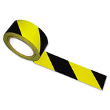 Hazard Marking Aisle Tape, 2w X 108ft Roll