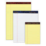 Gold Fibre Writing Pads, Wide-legal Rule, 8.5 X 14, Canary, 50 Sheets, Dozen