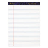 Gold Fibre Writing Pads, Wide-legal Rule, 8.5 X 11.75, Canary, 50 Sheets, 4-pack