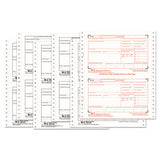 W-2 Tax Forms, 6-part Carbonless, 5 1-2 X 8 1-2, 24 W-2s & 1 W-3