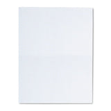 Quadrille Pads, 8 Sq-in Quadrille Rule, 8.5 X 11, White, 50 Sheets