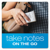 Memo Books, Narrow Rule, 3 X 5, White, 60 Sheets, 3-pack