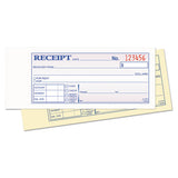 Money And Rent Receipt Books, 2-3-4 X 7 1-8, Two-part Carbonless, 200 Sets-book