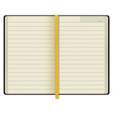 Idea Collective Journal, Wide-legal Rule, Black Cover, 5.5 X 3.5, 96 Sheets