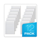 Prism + Writing Pads, Wide-legal Rule, 8.5 X 11.75, Pastel Gray, 50 Sheets, 12-pack
