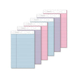 Prism + Colored Writing Pad, Wide-legal Rule, 8.5 X 11.75, Green, 50 Sheets, 12-pack