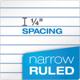 Color Notebooks, 1 Subject, Narrow Rule, Graphite Cover, 8.5 X 5.5, 100 Sheets