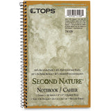 Second Nature Single Subject Wirebound Notebooks, 1 Subject, Narrow Rule, Randomly Assorted Color Covers, 3 X 5, 50 Sheets