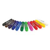 Kwik Stick Tempera Paint, 3.5", Assorted Colors, 12-pack
