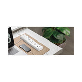 Kasa Smart Wifi 3-outlet Power Strip, 3 Outlets, 2 Usb Ports, White