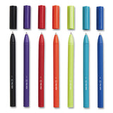 Quick Dry Gel Pen, Stick, Fine 0.5 Mm, Assorted Ink And Barrel Colors, 12-pack