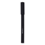 Quick Dry Gel Pen, Stick, Fine 0.5 Mm, Black Ink, Black Barrel, Dozen