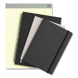 Flexible-cover Business Journal, Dot Rule, Black Cover, 8 X 5.5, 128 Sheets