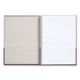 Wirebound Hardcover Notebook, 1 Subject, Narrow Rule, Gray-purple Cover, 9.5 X 6.5, 80 Sheets