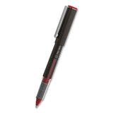 Roller Ball Pen, Stick, Fine 0.5 Mm, Assorted Ink Colors, Black Barrel, 3-pack