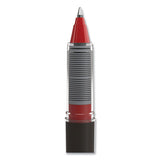 Roller Ball Pen, Stick, Fine 0.5 Mm, Assorted Ink Colors, Black Barrel, 3-pack