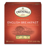 Tea Bags, English Breakfast, 3.53 Oz, 50/box