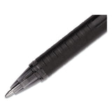 Jetstream 101 Roller Ball Pen, Stick, Bold 1 Mm, Black Ink, Black Barrel, Dozen