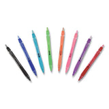 Jetstream Elements Ballpoint Pen, Retractable, Medium 1 Mm, Assorted Ink And Barrel Colors, 6-pack