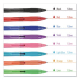 Jetstream Elements Ballpoint Pen, Retractable, Medium 1 Mm, Assorted Ink And Barrel Colors, 6-pack