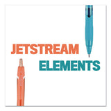 Jetstream Elements Ballpoint Pen, Retractable, Medium 1 Mm, Assorted Ink And Barrel Colors, 6-pack