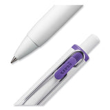 Unione Gel Pen, Retractable, Medium 0.7 Mm, Assorted Ink Colors, White Barrel, 8-pack