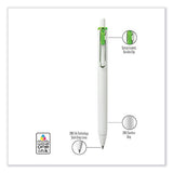 Unione Gel Pen, Retractable, Medium 0.7 Mm, Fashion Ink-color Assortment, White Barrel, 5-pack