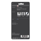 207 Plus+ Gel Pen, Retractable, Medium 0.7 Mm, Blue Ink, Black Barrel, 4-pack