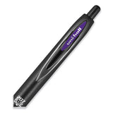 207 Plus+ Gel Pen, Retractable, Medium 0.7 Mm, Inspirational Ink-color Assortment, Black Barrel, 6-pack