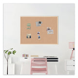 Cork Bulletin Board, 47 X 35, Natural Surface, Birch Frame