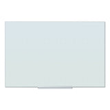Floating Glass Ghost Grid Dry Erase Board, 36 X 24, White