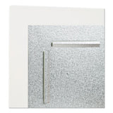 Floating Glass Ghost Grid Dry Erase Board, 36 X 24, White