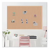 Cork Bulletin Board, 70 X 47, Natural Surface, Birch Frame