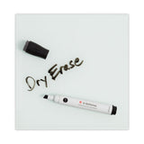 U-defense Antimicrobial Dry-erase Markers, Broad Chisel Tip, Black, 12-pack