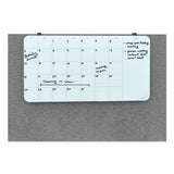Cubicle Glass Dry Erase Board, 12 X 12, White