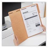 Reinforced Top Tab Fastener Folders, 2 Fasteners, Legal Size, Brown Kraft Exterior, 50-box