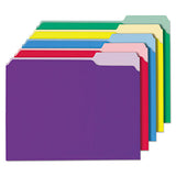 Interior File Folders, 1-3-cut Tabs, Legal Size, Red, 100-box