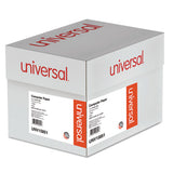 Printout Paper, 1-part, 18lb, 14.88 X 11, White-green Bar, 2, 600-carton