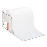 Printout Paper, 1-part, 20lb, 14.88 X 11, White-blue Bar, 2, 400-carton