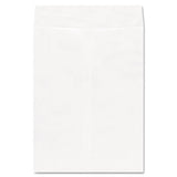 Deluxe Tyvek Envelopes, #13 1-2, Squar Flap, Self-adhesive Closure, 10 X 13, White, 100-box