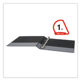 Slant D-ring View Binder, 3 Rings, 1" Capacity, 11 X 8.5, Black, 12-carton